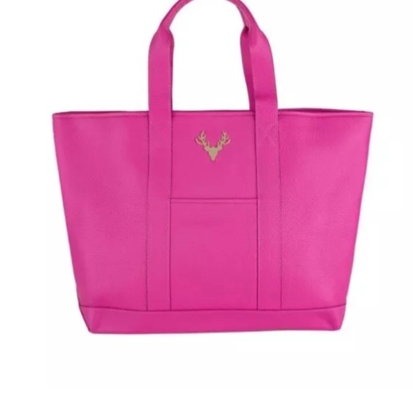 Taxidermy Handbags - Taxidermy Riomar Medium Hot Pink Tote
